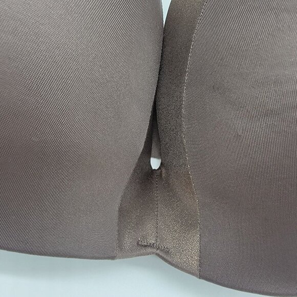 Ambrielle‎ Bra Plunge Push-Up Bra Size 40DD Underwire Dark Champagne Full Figure - Picture 2 of 5